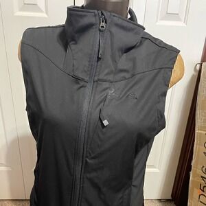 Snozu Womens Large Full Zip Black Vest
